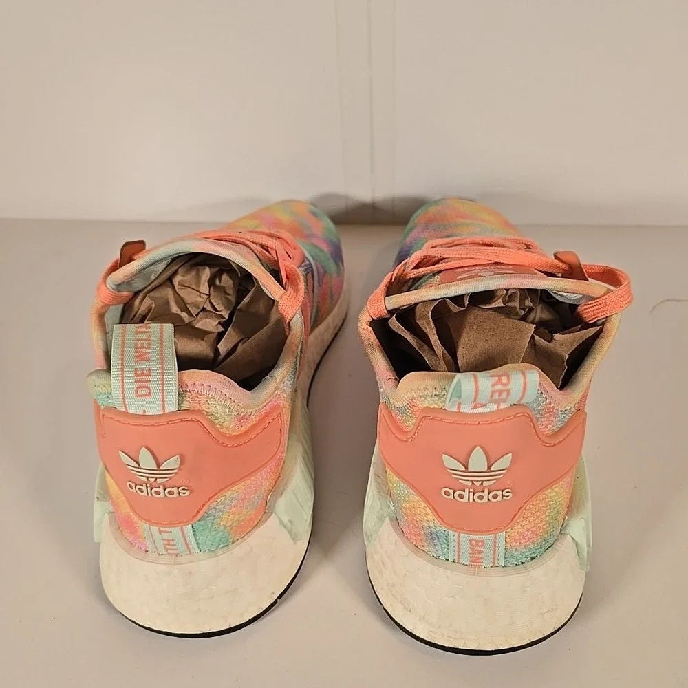 Adidas‎ Boost NMD R1 3 Stripe Multicolored Mens Size 8 Sneaker SHW 675001
